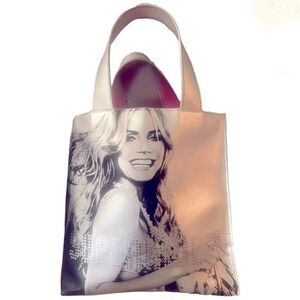Victoria’s Secret Limited Edition Heidi Klum Silver Mini Tote